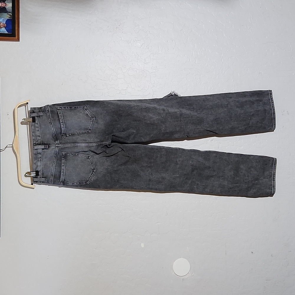 PACSUN Distressed 90s Boyfriend Faded Black Jeans 23 - Picture 6 of 9